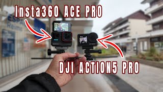 We have a Winner  DJI ACTION 5 PRO vs INSTA360 ACE PRO  which one is better [upl. by Hendon156]