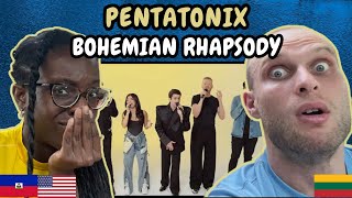 REACTION TO Pentatonix  Bohemian Rhapsody Live Performance  FIRST TIME HEARING [upl. by Akeit]