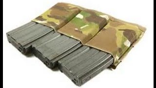 Blue force gear ten speed tripple mag pouch [upl. by Aehsel945]