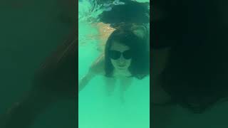 Beach girls just wanna have fun 🏖 Underwater swimming 360 bikini diving [upl. by Elleinahc]