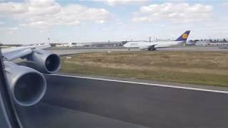 POWERFUL Lufthansa Boeing 7478 Takeoff from Frankfurt 4K [upl. by Veejar]