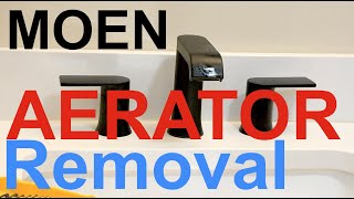 Remove AERATOR from MOEN Faucet NonThreaded Aerator [upl. by Arytal]