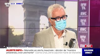 quotOui je suis préoccupéquot le professeur Gilles Pialoux était face à JeanJacques Bourdin [upl. by Akalam]