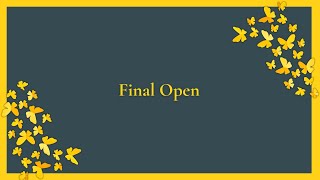 Final Open GGM 2024 [upl. by Eninaej]