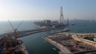 Timelapse Bluewaters Bridge Dubai [upl. by Augustina650]