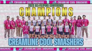 Champion Creamline awarding  2023 PVL AllFilipino Conference [upl. by Pryor]