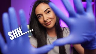 asmr gloves  latex gloves  medical gloves  layered sounds  mouth covering asmr [upl. by Ramu858]