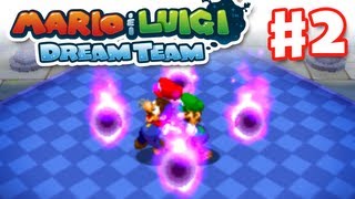 Mario amp Luigi Dream Team  Gameplay Walkthrough Part 2  Smoldergeist Boss Fight Nintendo 3DS [upl. by Ycart815]