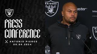 Coach Pierce ‘This Is a Business Trip and That’s How We’re Approaching It’  Raiders  NFL [upl. by Waldos]