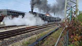 Sonderzug verlässt Bahnhof Nördlingen [upl. by Htebharas902]