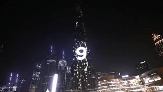 Baby Revealing countdown Burj Khalifa [upl. by Adym]