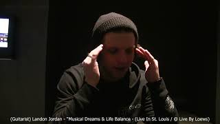 James Ross  Guitarist Landon Jordan  Fantasia amp Bobby Brown Band  wwwJrosstvcom St Louis [upl. by Llenel]