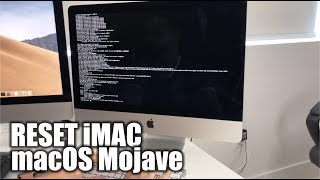 How to Restore Reset a iMac to Factory Settings ║ macOS Mojave [upl. by Tibbetts]