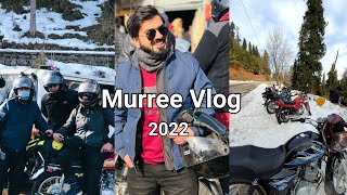 Murree Tour 2022 Snowfall Motovloging Honda CG125 yamaha yb125z dxsuzuki gs150se [upl. by Atat]