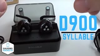 Syllable D900 Bluetooth Headphones Review  Truly Wireless Earbuds [upl. by Adnala]