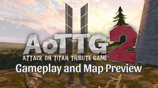 AoTTG2  First Look At A New Mission Map [upl. by Jacquelynn]