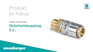 Meusburger – Sicherheitskupplungen [upl. by Eimmit]