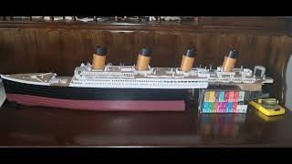 Agora hachette Build the Titanic 1200 completed to issue 83 similar to Trumpeter Titanic [upl. by Anaitsirc]