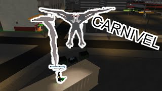 Pvping with Glass Takik2 To Carnival  RoGhoul Roblox [upl. by Ecal87]