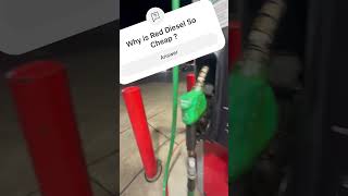 WHY IS RED ⛽️ DIESEL IS CHEAPER❓WHY🤔 diesel fuel offroad [upl. by Peyton]