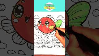 Peixe Vivo 🐟  Cantiga de Roda e Desenho 🎨  Música Infantil Tradicional 🎶 youtubekids [upl. by Eilsil771]