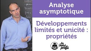 Développements limités et unicité  propriétés  MPSI 1ère année  Les Bons Profs [upl. by Sharl48]