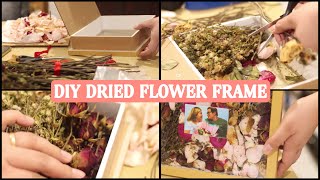 DIY DRIED FLOWER FRAME  MOMMY GEL [upl. by Diba700]