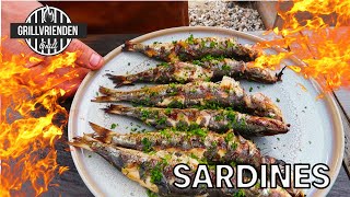 SARDINES op de BBQ  Deze smaak DIT GELOOF JE NIET [upl. by Aseeram]