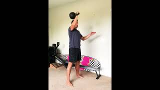 Kettlebell Press and Reclean [upl. by Jany]