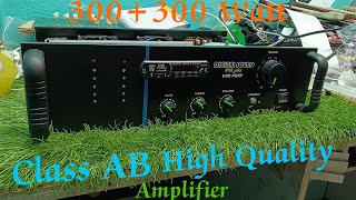 Class AB Amplifier300300 Watt RMS AmplifierStereo Amplifier For Home [upl. by Sharity400]