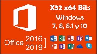 Office 2016  2019 x32 x64 Español Full  Activadores  Serial [upl. by Htebasyle327]