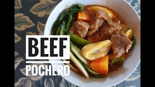 Beef Pochero  Pocherong Baka  Lutong Pinoy [upl. by Retsub]