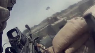 US Soldier Hit During Firefight  M240 amp M249 Intense Machine Gun Fire [upl. by Armil118]