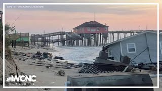 Another house collapses into ocean in Rodanthe NC [upl. by Delaine328]