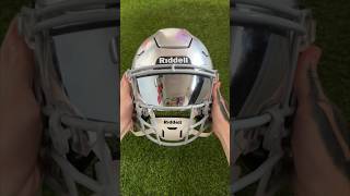 How to Put a SHOCVisors Zero G Clear Mirror Visor on a Riddell SpeedFlex fyp foryou nfl [upl. by Krid]