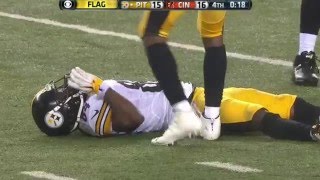 Bengals Vontaze Burfict Hit on Antonio brown [upl. by Alliuqahs]