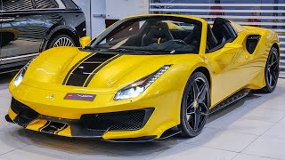 Ferrari 488 Pista Spider  Thrilling OpenTop Supercar in Detail [upl. by Minda]