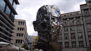 Metamorphosis  The Franz Kafka Head Statue in Prague [upl. by Brod714]