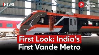 Watch First Look of Vande Bharat Metro [upl. by Ydoow]