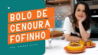 BOLO DE CENOURA FOFINHO E GOSTOSO  RÁPIDO E FÁCIL  CULINÁRIA DESCOMPLICADA [upl. by Ola]