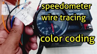 Universal motorcycle speedometer wire tracing and diagram electricalwiring [upl. by Millie619]