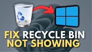 Recycle Bin Not Showing on Desktop Windows 11 [upl. by Tutankhamen914]