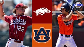 4 Arkansas vs 19 Auburn Highlights Game 3  2022 College Baseball Highlights [upl. by Sharron946]