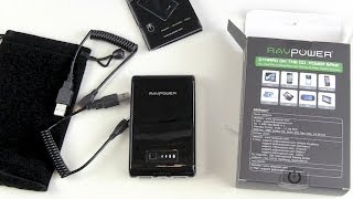 RAVPower RPPB07 10400mAh Externer Akku Unboxing [upl. by Enattirb]