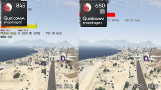 GTA V Benchmark Test  Winlator 713 Glibc Snapdragon 845 vs Snapdragon 680 part 2 [upl. by Kato]