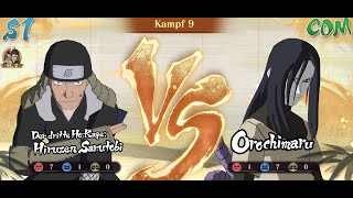 NARUTO X BORUTO ULTIMATE NINJA STORM CONNECTIONS HIRUZEN VS OROCHIMARU [upl. by Gerge290]