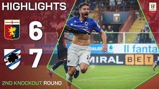 GENOASAMPDORIA 11 56 pens  HIGHLIGHTS  Coppa Italia Frecciarossa 202425 [upl. by Dnalevets]