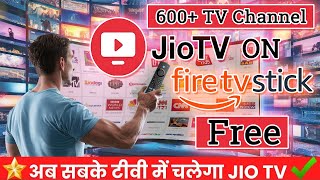 Install Jio TV App on Android TV  Firestick  smart tv  FREE All TV Channel  Hindi 2024 [upl. by Bo148]