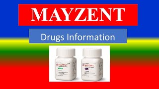 MAYZENT  Generic Name  Brand Names How to use Precautions Side Effects etc [upl. by Arta]