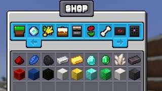 Advance Shop Plugin  Pocketmine api 500 [upl. by Arihsa442]